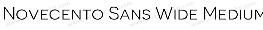 Novecento Sans Wide Medium字体转换